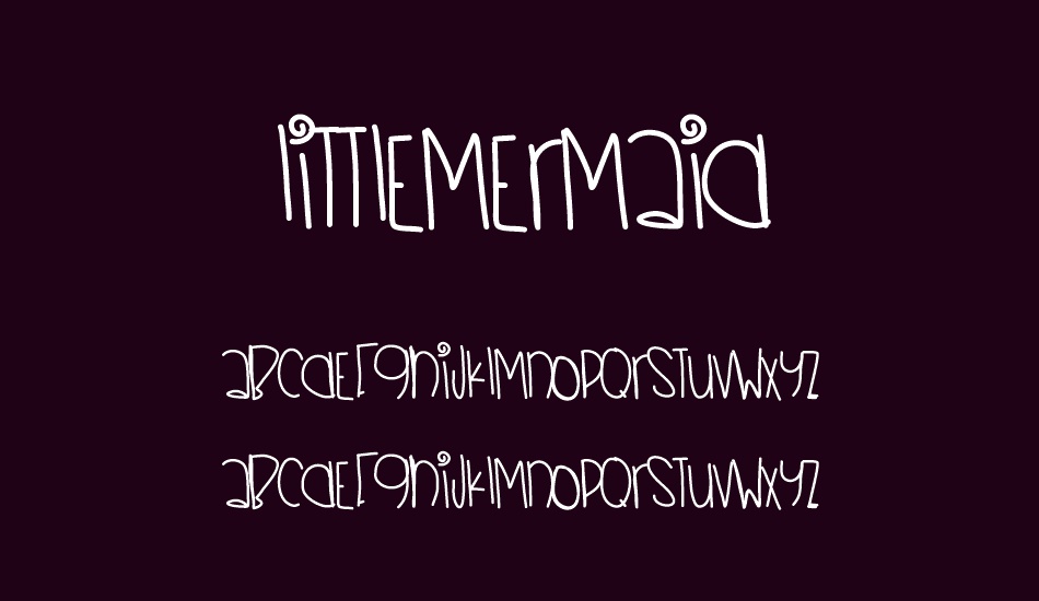 LittleMermaid font