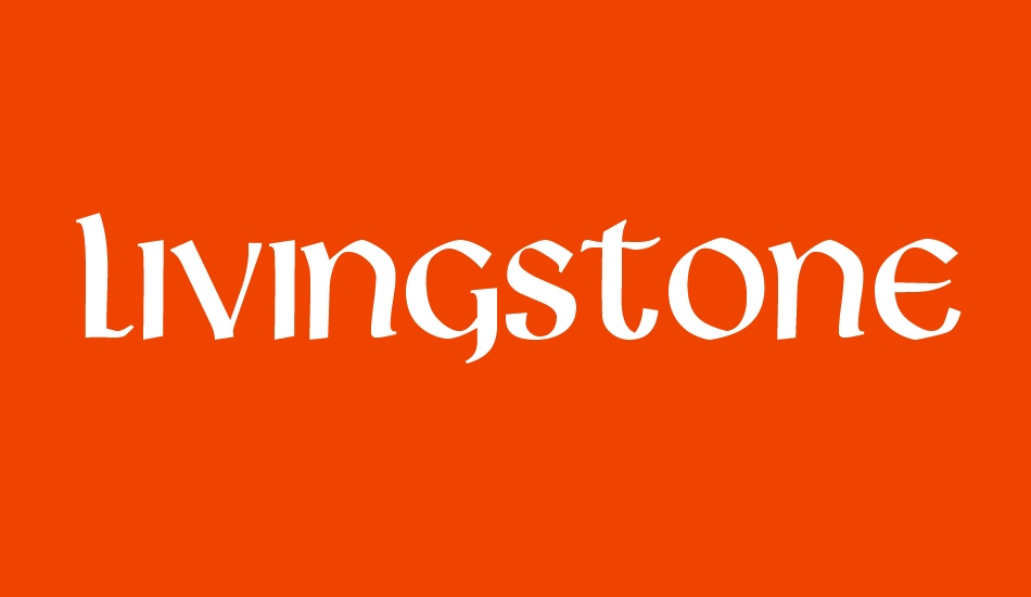 Livingstone font big