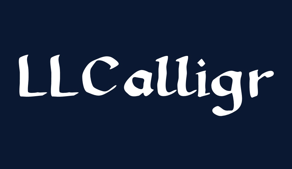 LLCalligraphy font big