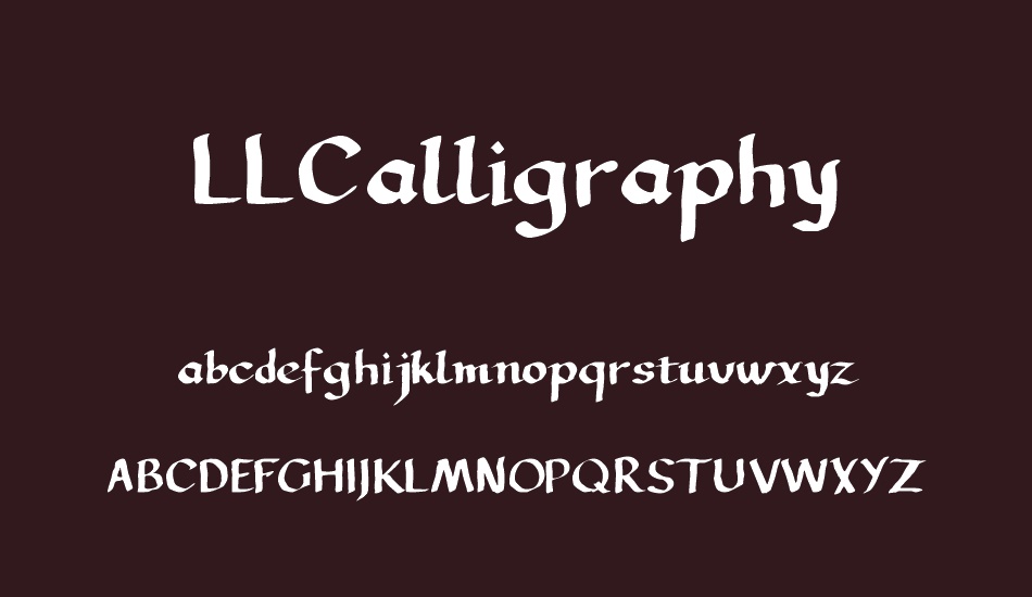 LLCalligraphy font