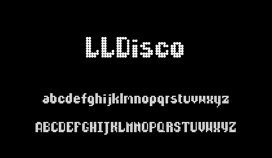 LLDisco font