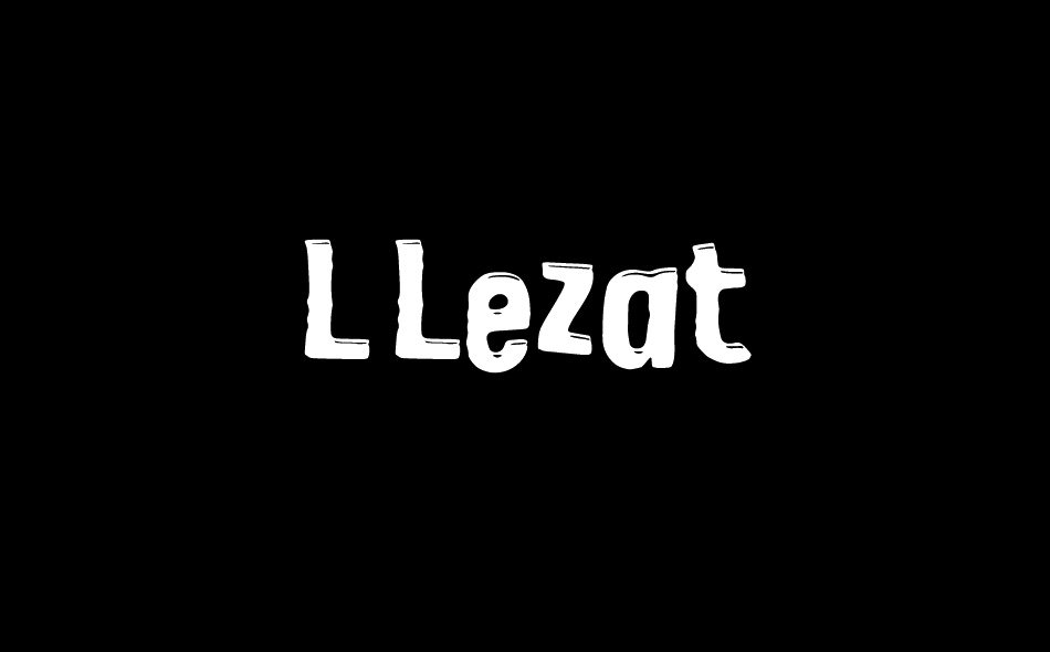 L Lezat font big