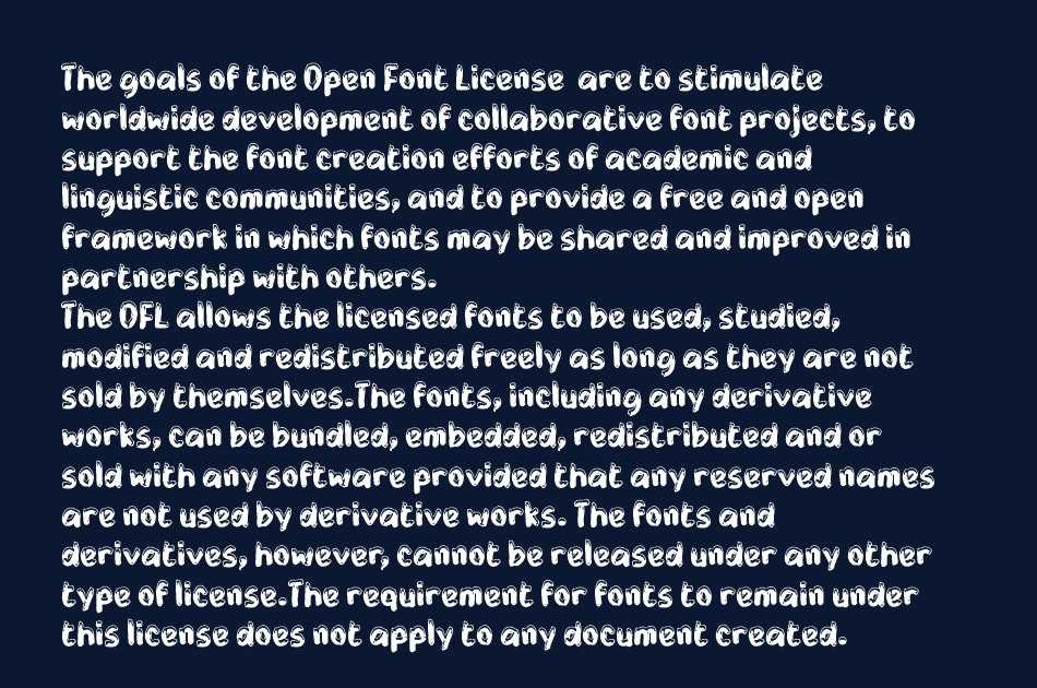 L Lime Ice font 1