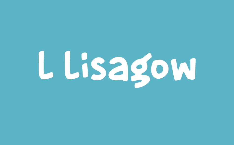 L Lisagow font big