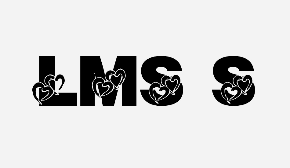 LMS School Girl Crush font big