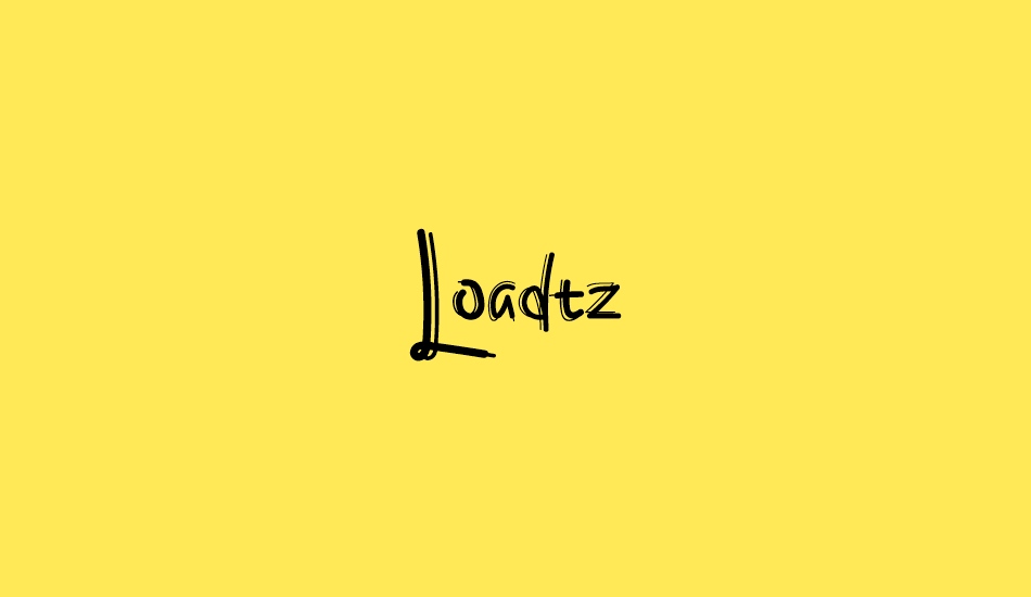 Loadtz font big