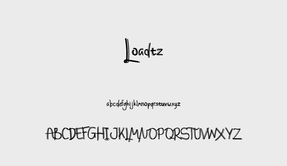 Loadtz font