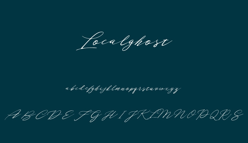 Localghost font