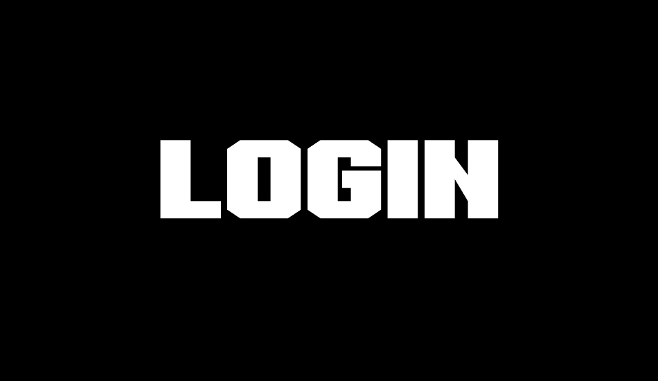 Login font big