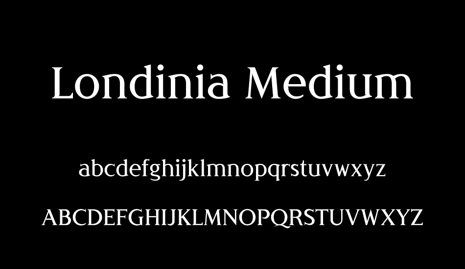 Londinia Medium font