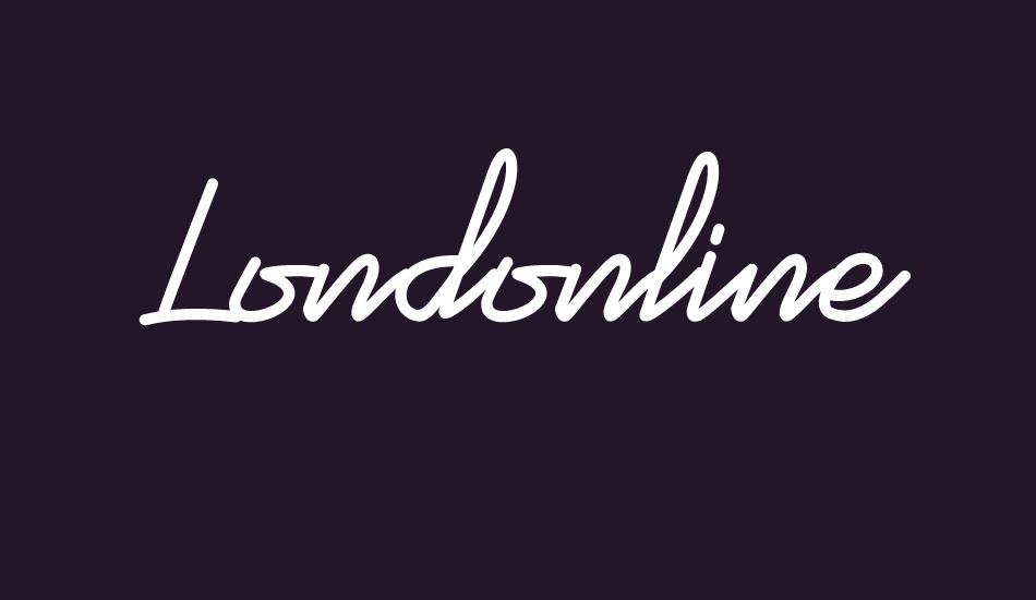 Londonline font big