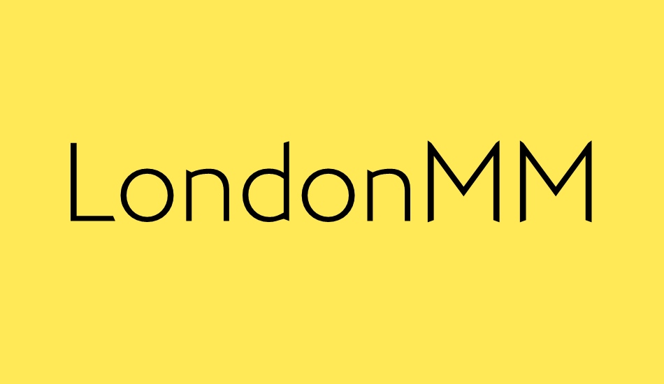 LondonMM font big