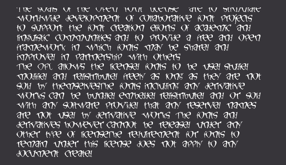 LonesomeLiar font 1