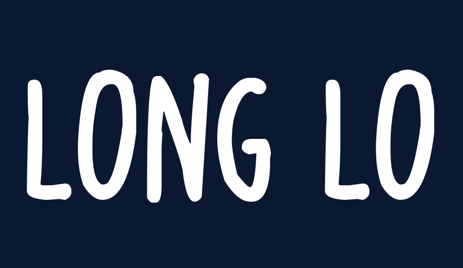 Long Loving Letters font big