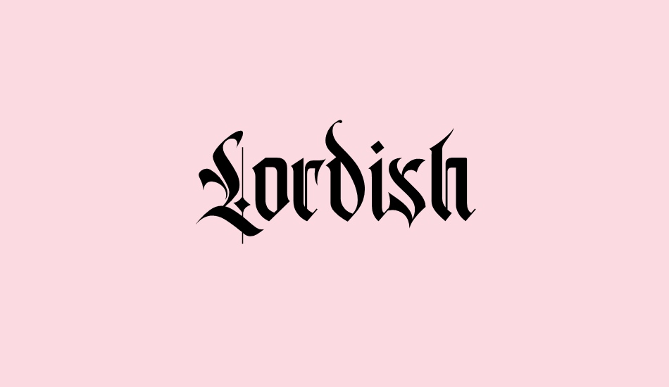 Lordish font big