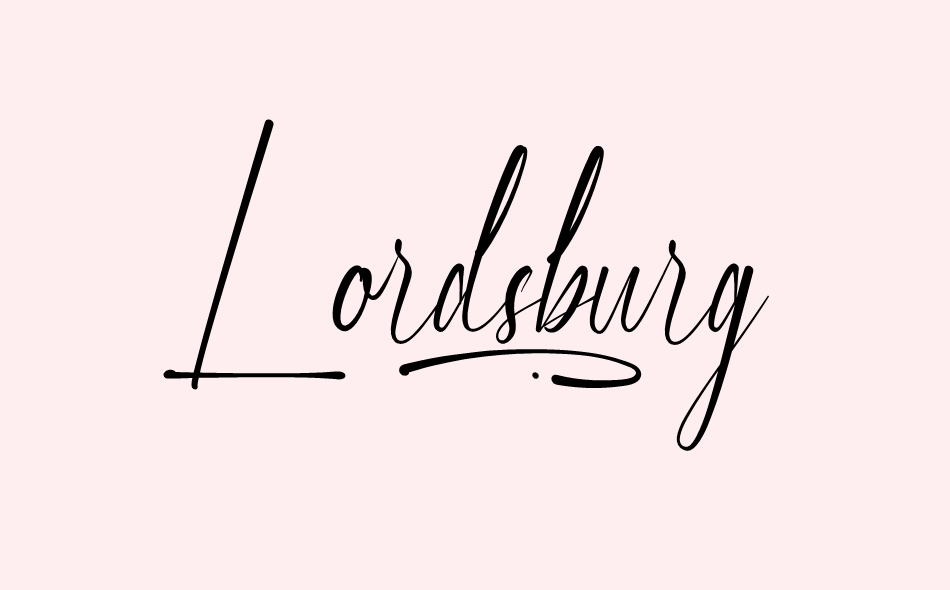 Lordsburg font big