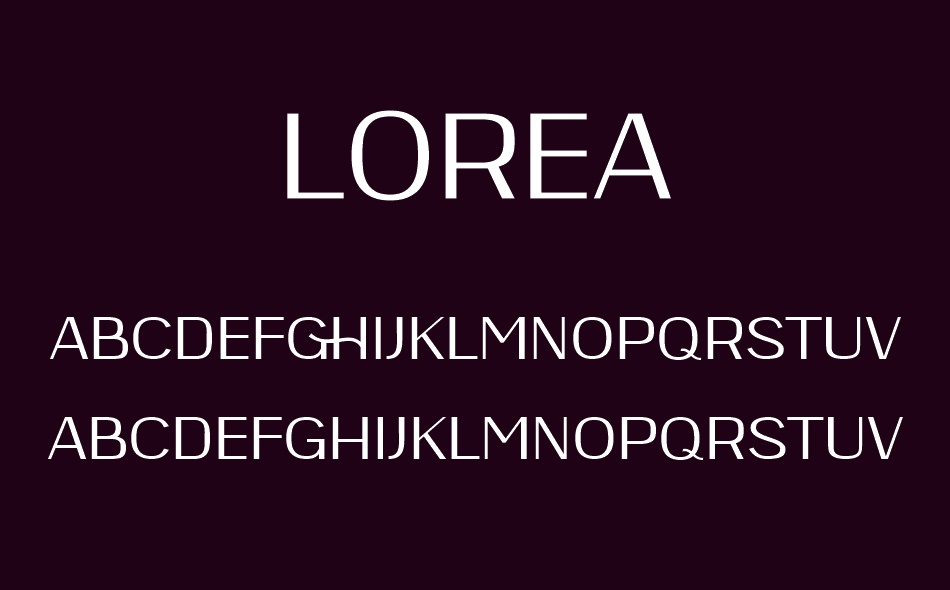 Lorea font