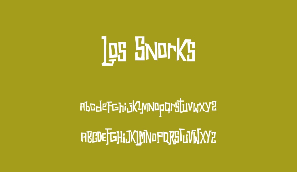 los-snorks font