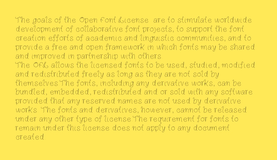 LouisesHand font 1