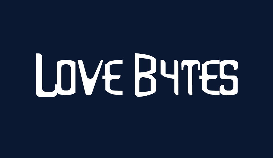 Love Bytes font big