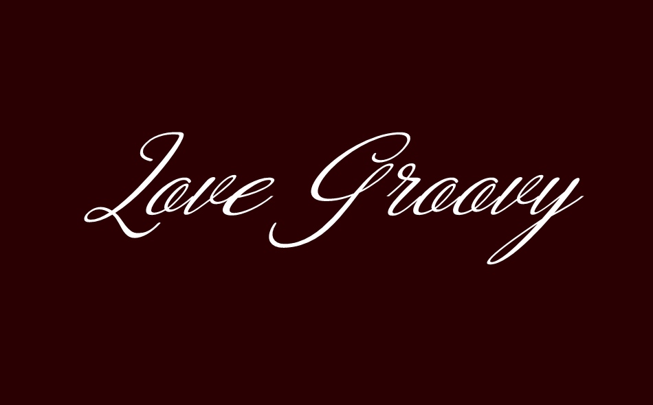 Love Groovy font big