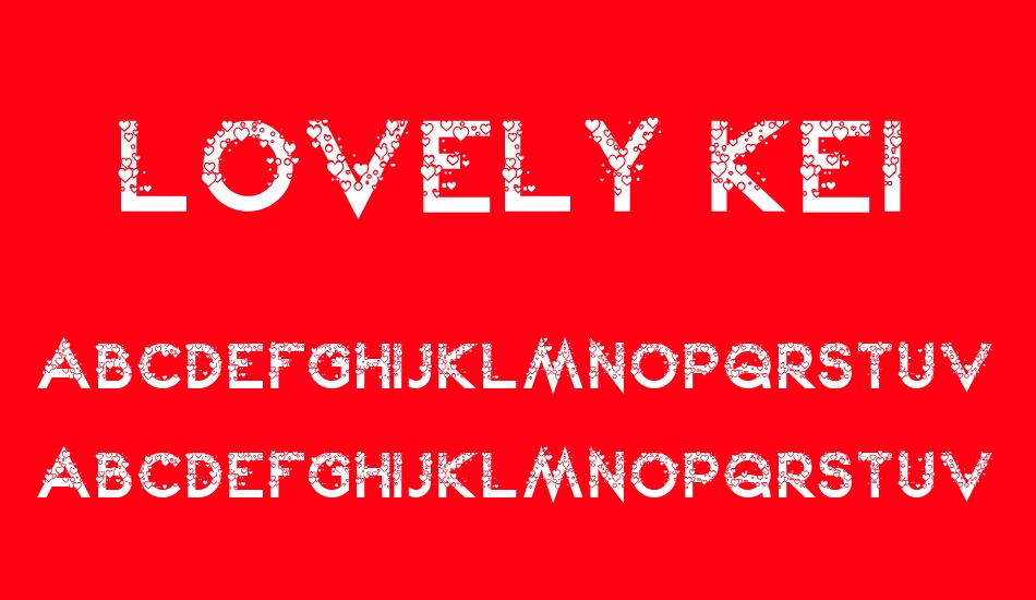 lovely-kei font