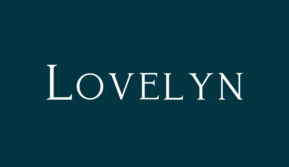 Lovelyn font big