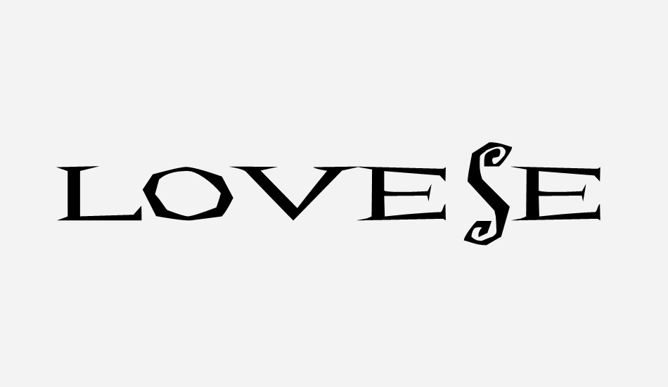 Lovesexy font big