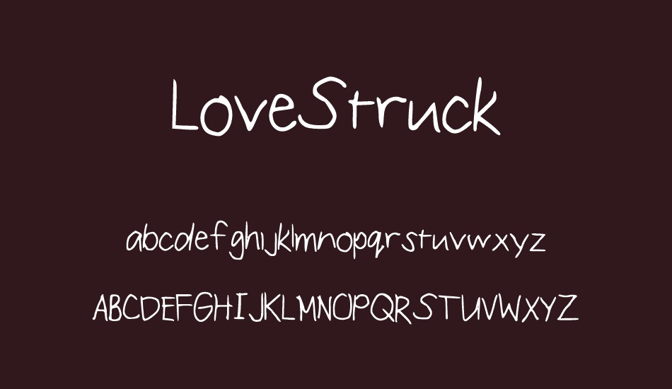 LoveStruck font