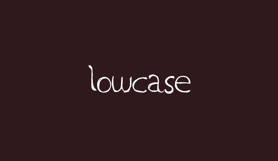 LowCase font big