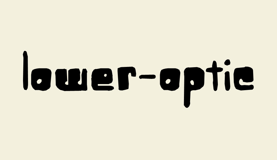 Lower-optic Fibercase font big