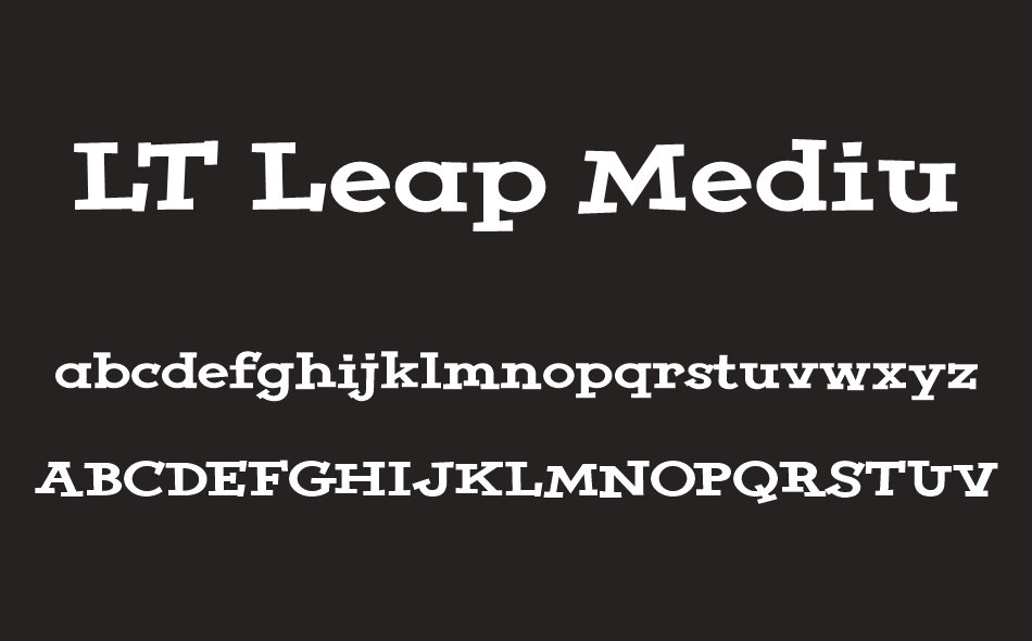 LT Leap font