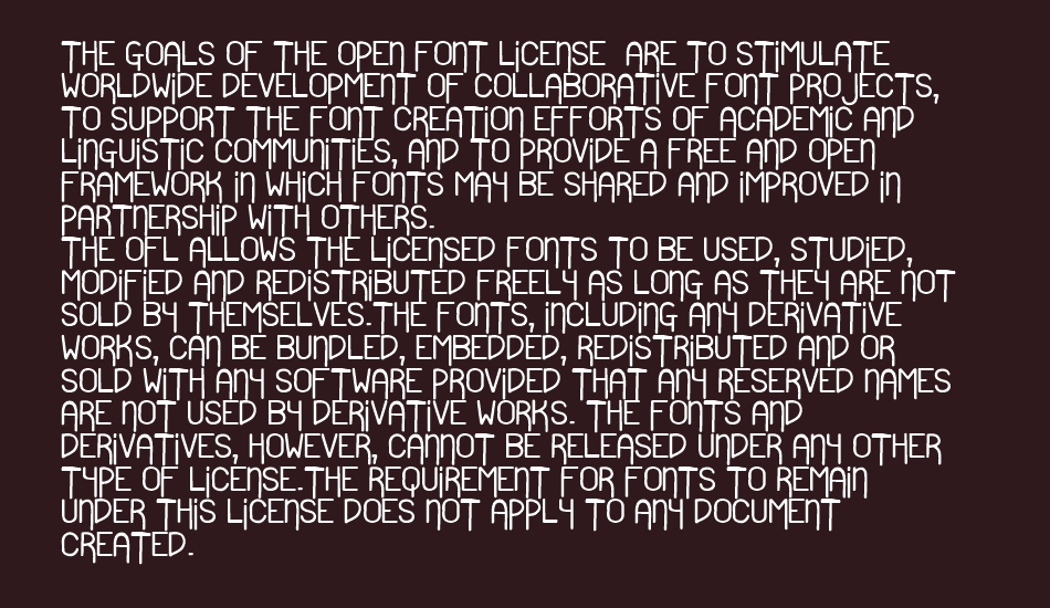 Lub Grotto font 1