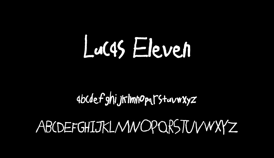 Lucas Eleven font