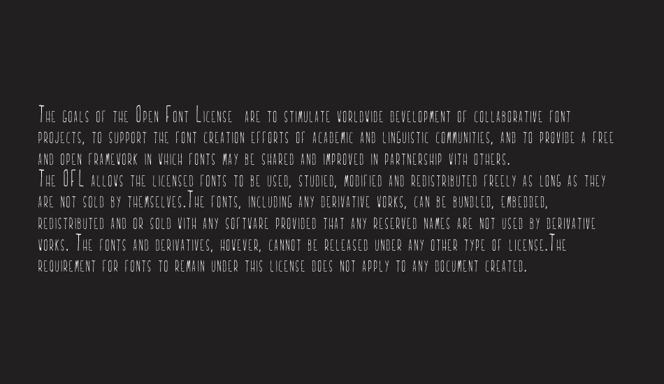 Lucidity font 1