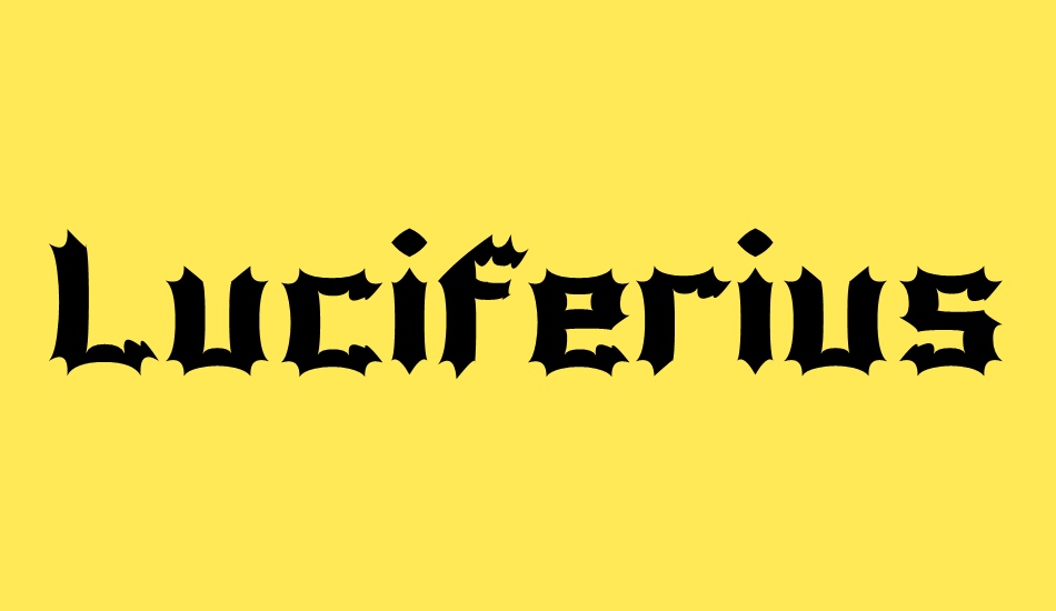 Luciferius font big