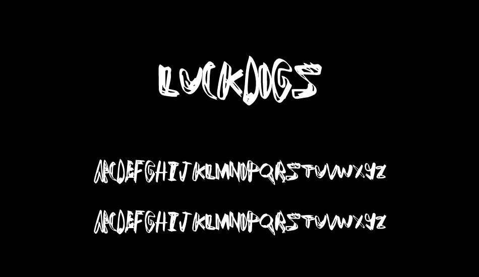 LuckDogs font