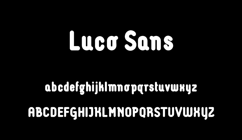 Luco Sans font