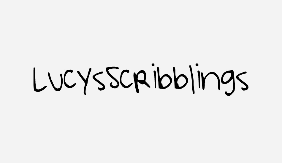 LucysScribblings font big