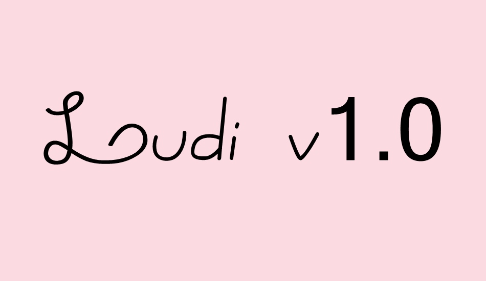 Ludi v1.0 font big