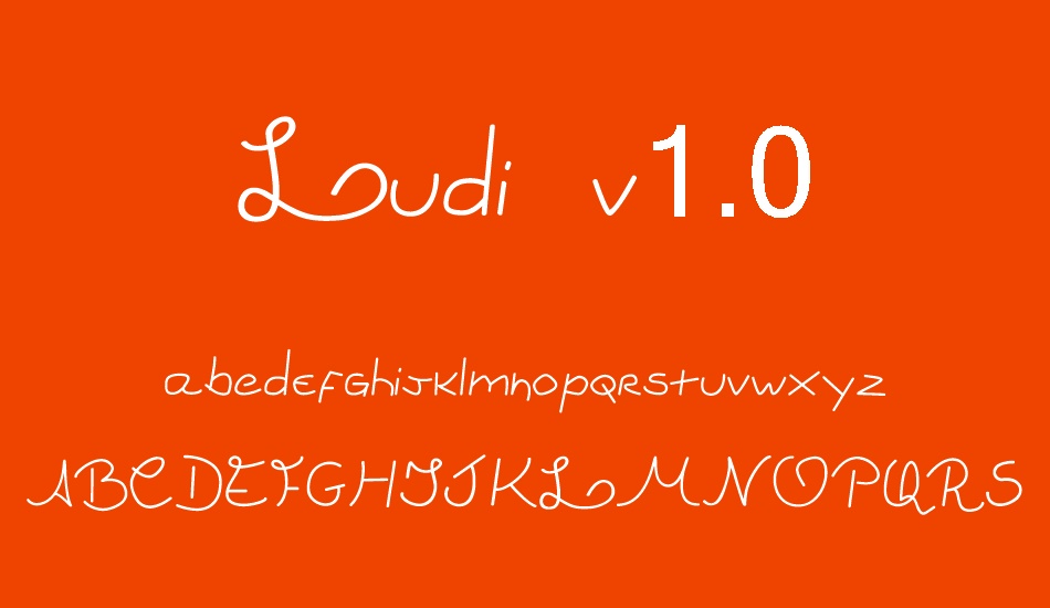 Ludi v1.0 font