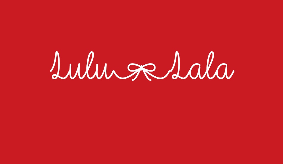 Lulu-Lala font big