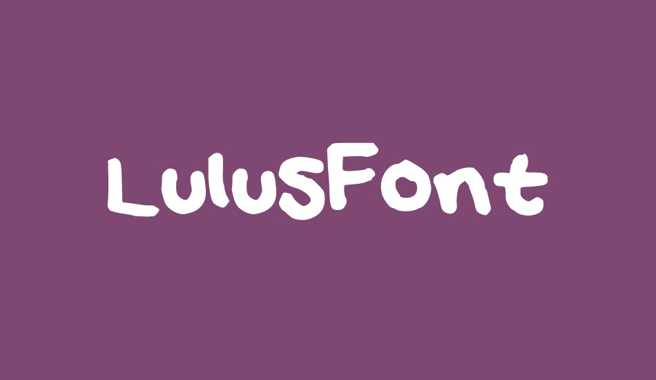 LulusFont font big