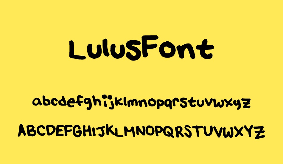 LulusFont font