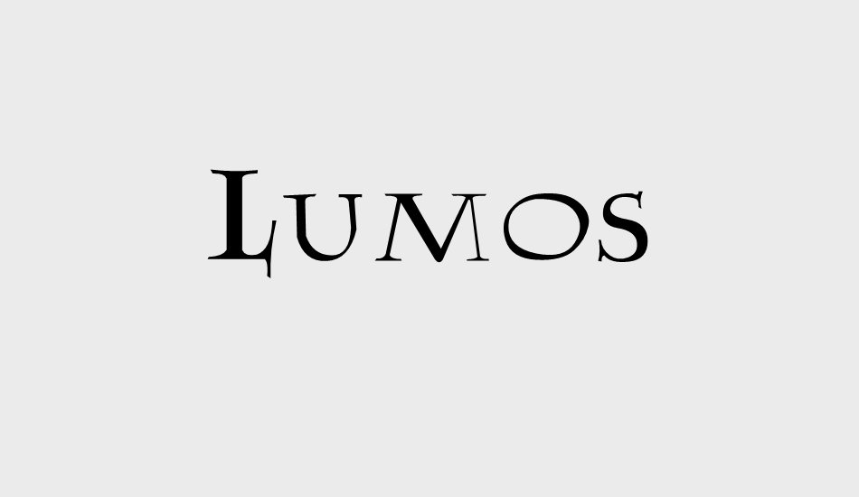 Lumos font big