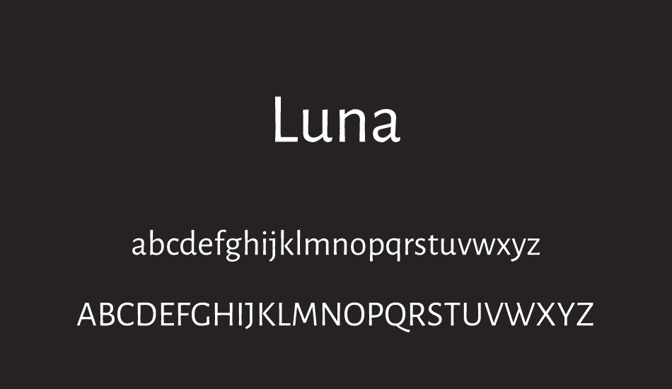 Luna font