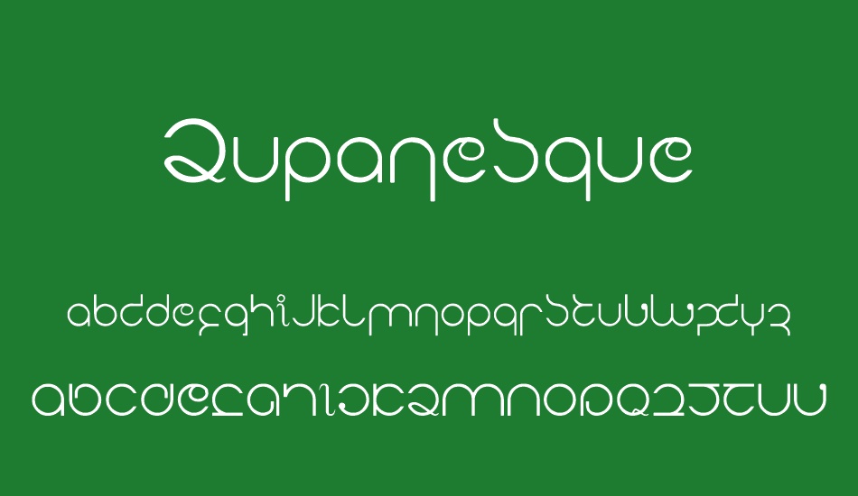 Lupanesque font