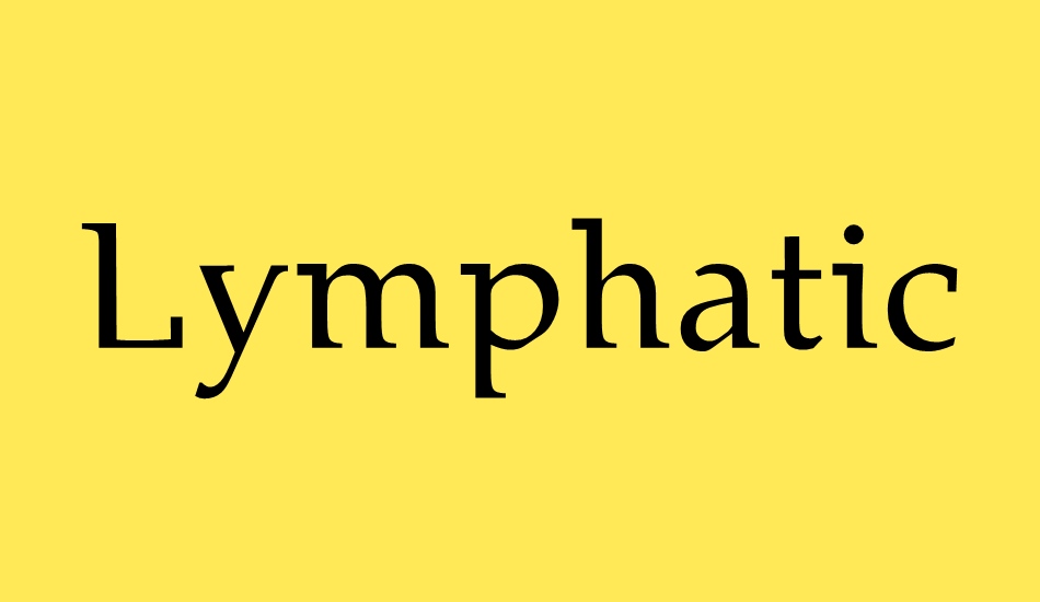 Lymphatic font big