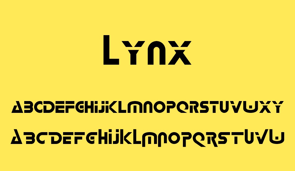 Lynx font