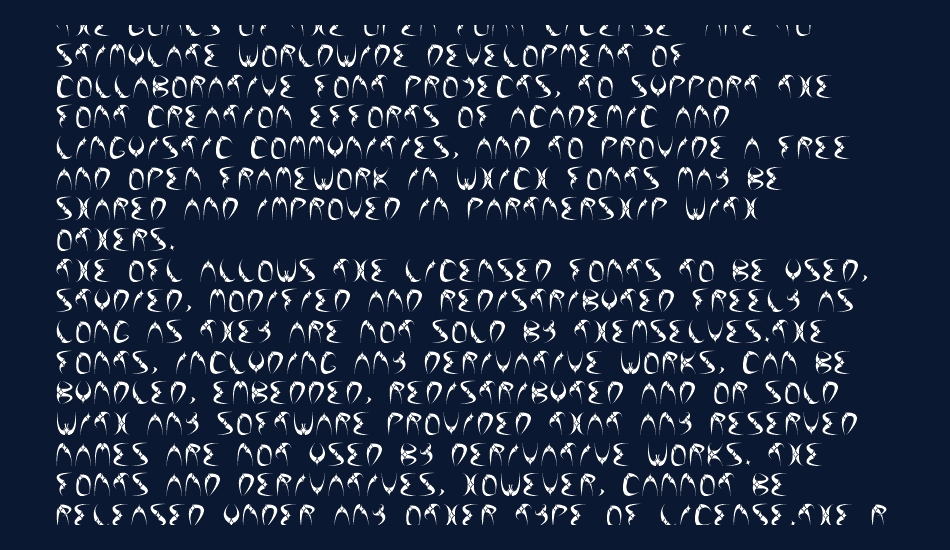 LILITH font 1